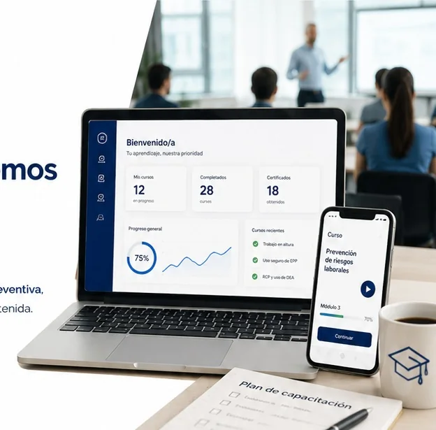 Plataforma virtual y capacitación corporativa de GB Consultores